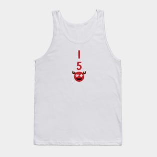 Canada 150 Emoji - Red Tank Top